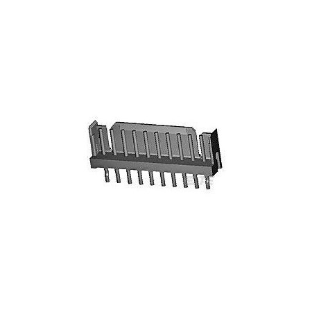 Te Connectivity Headers & Wire Housings Ct P/Hdr Assy V 6P W/Kink Blac 6-292161-6